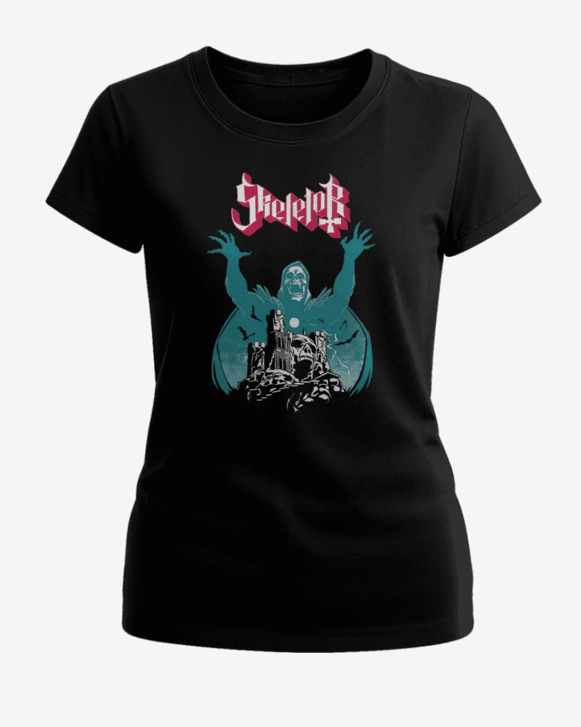 Polera de Mujer Negro de Skeletor 
