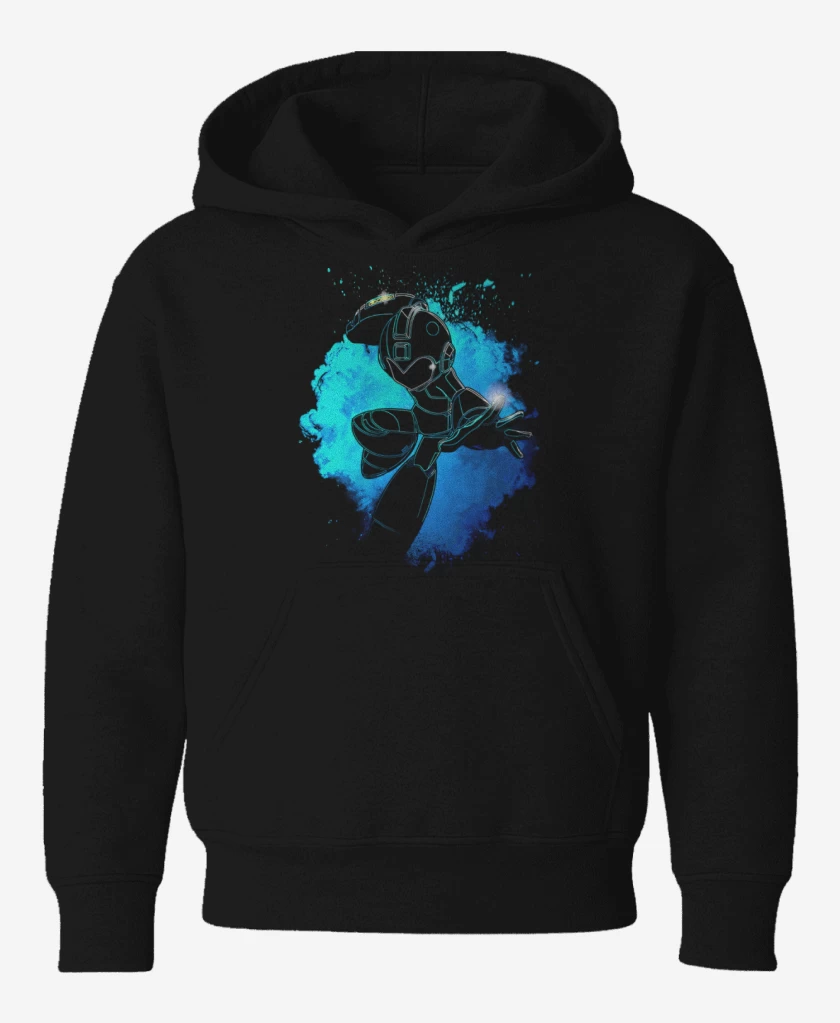 Poleron de niño Negro de Mega man