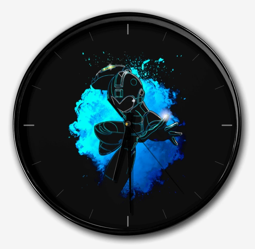 Reloj Negro de Mega man