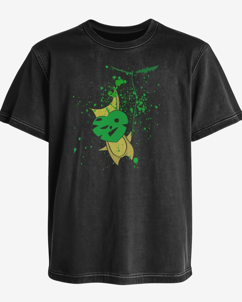 Polera desgastada Negro de Hasta lueguito