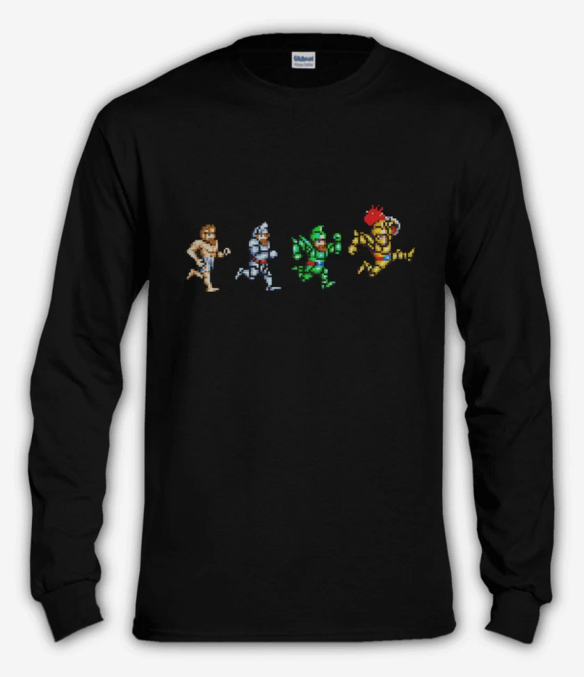 Polera manga larga Negro de Arthur
