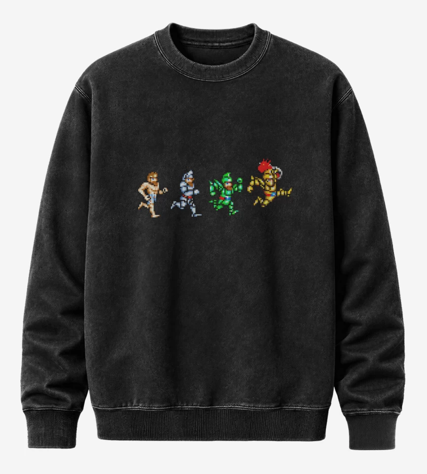 Poleron Polo Acid Wash Negro de Arthur