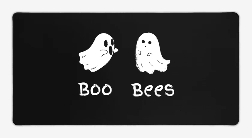 Mouse pad Gamer Negro de Boo Bees
