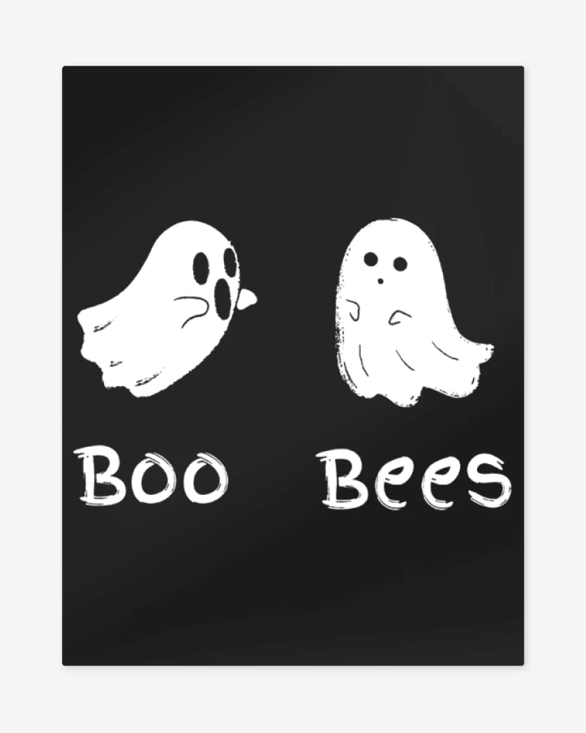 Print metalico Negro de Boo Bees