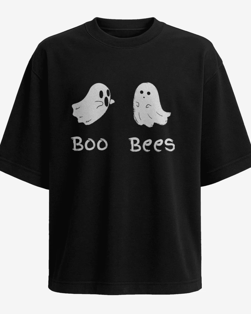 Polera Oversize Negro de Boo Bees