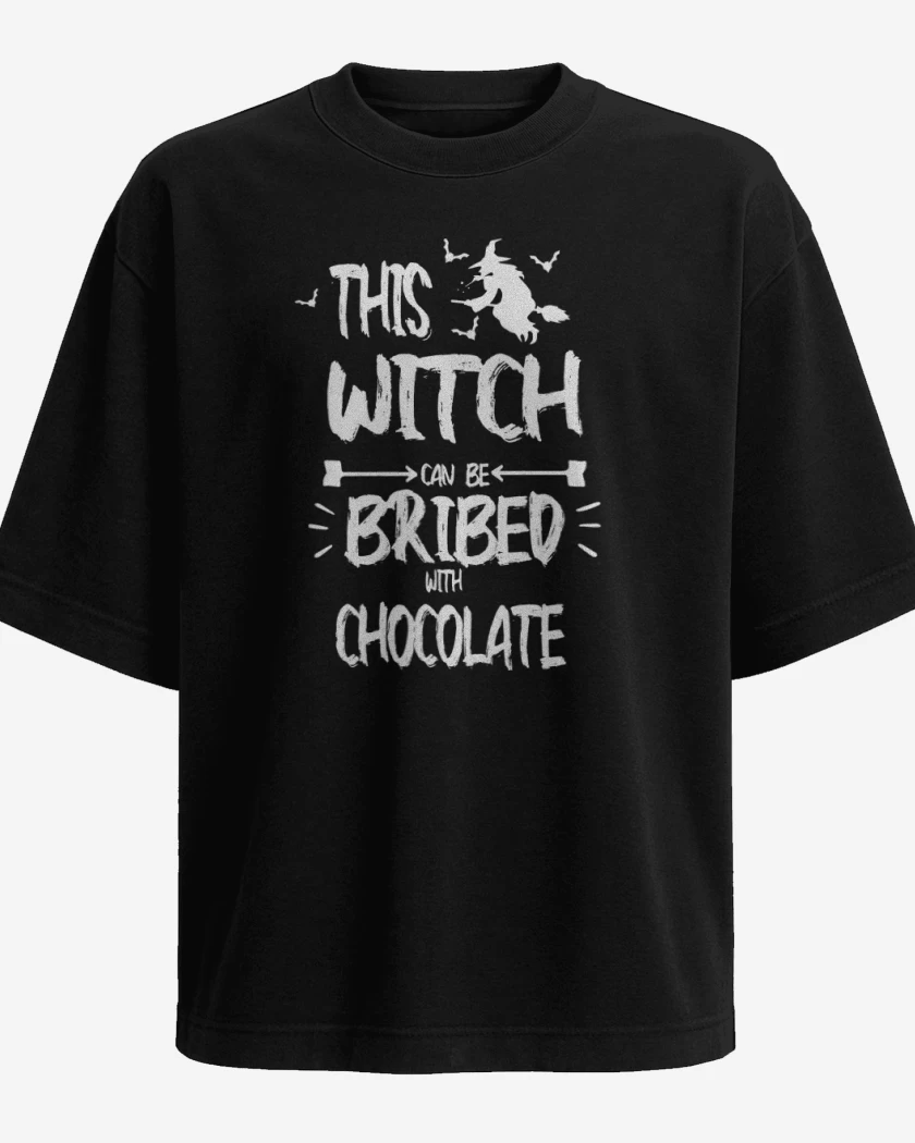 Polera Oversize Bruja Chocolate
