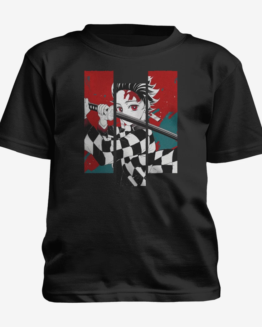 Polera de niño Negro de Tanjiro!