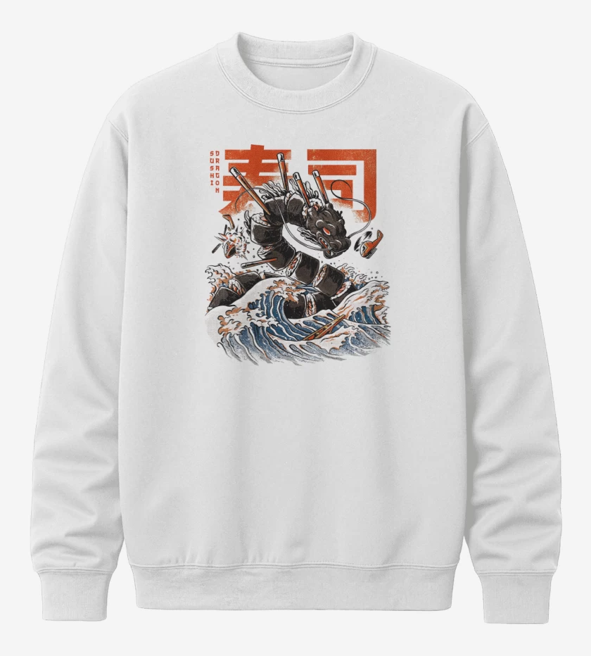 Poleron polo Sushi Dragon