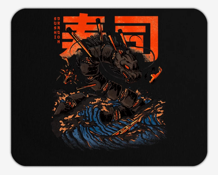 Mousepad Sushi Dragon