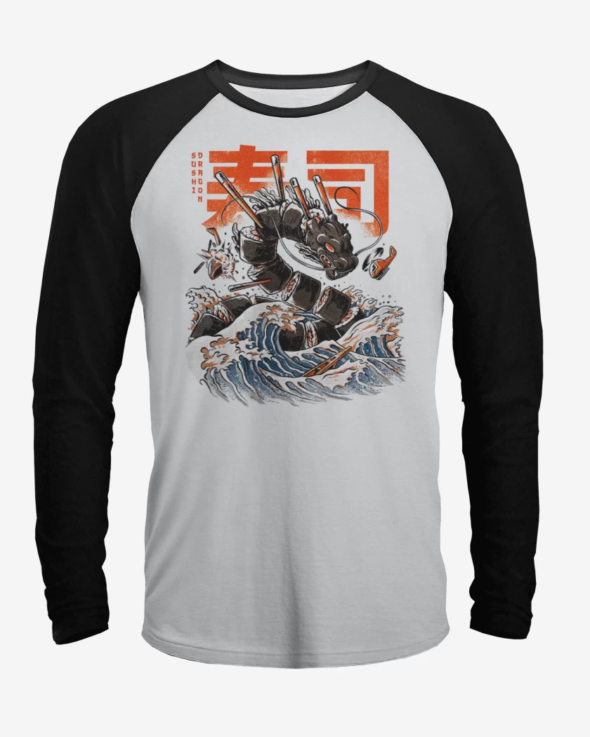 Polera Raglan Sushi Dragon