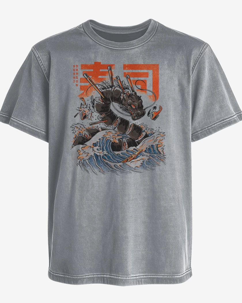 Polera desgastada Sushi Dragon