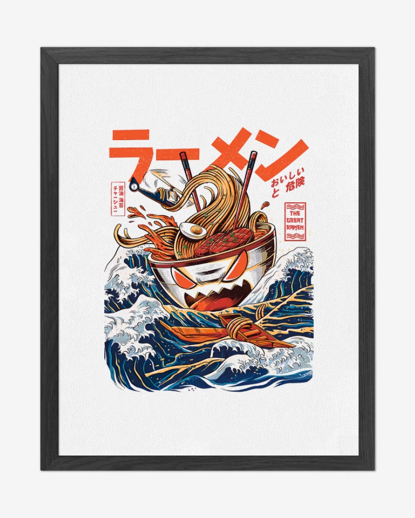 Cuadro decorativo Blanco de God Ramen