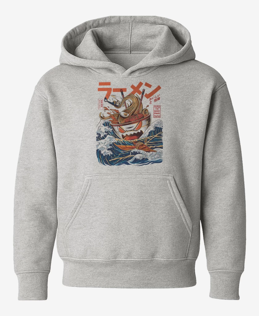 Poleron de niño Gris Melange de God Ramen