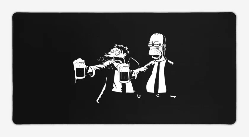 Mouse pad Gamer Borrachos Fiction