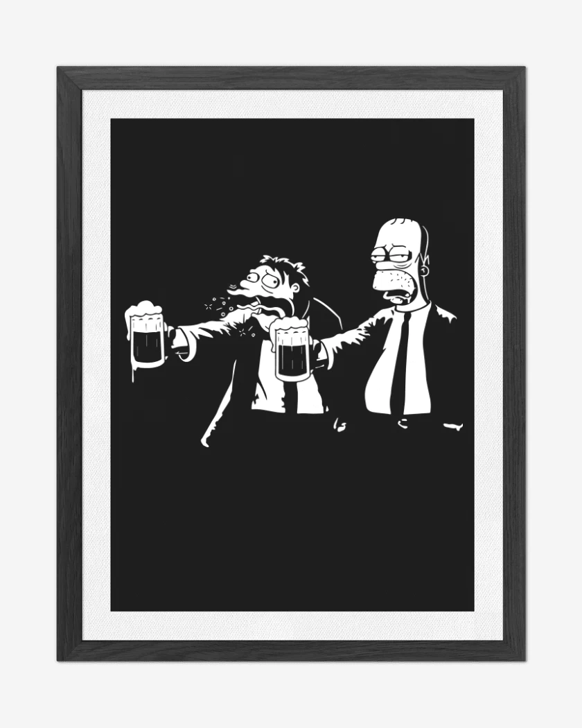 Cuadro decorativo Borrachos Fiction