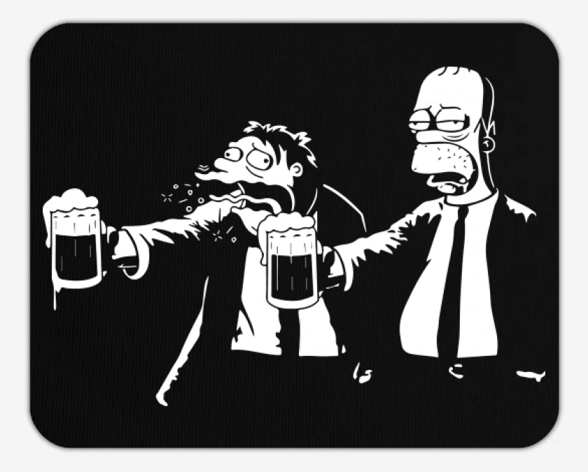 Mousepad Borrachos Fiction