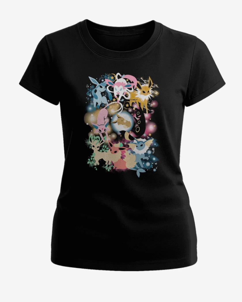 Polera de Mujer Negro de Eeveeeesss