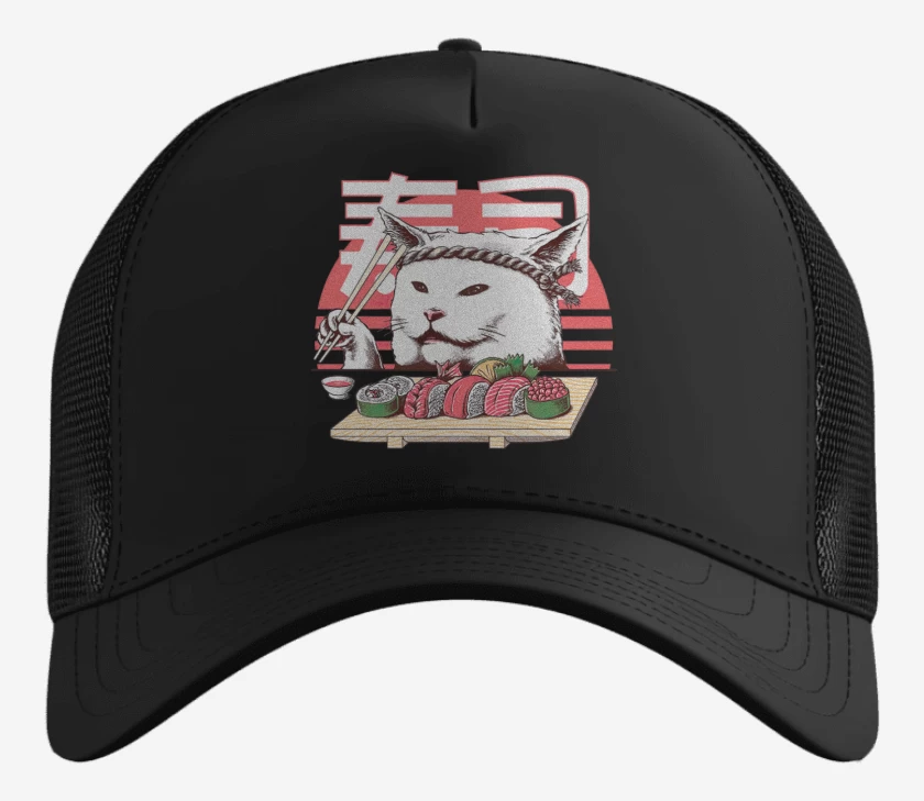 Gorro Gato sushi