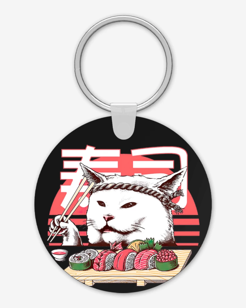 Llavero Gato sushi