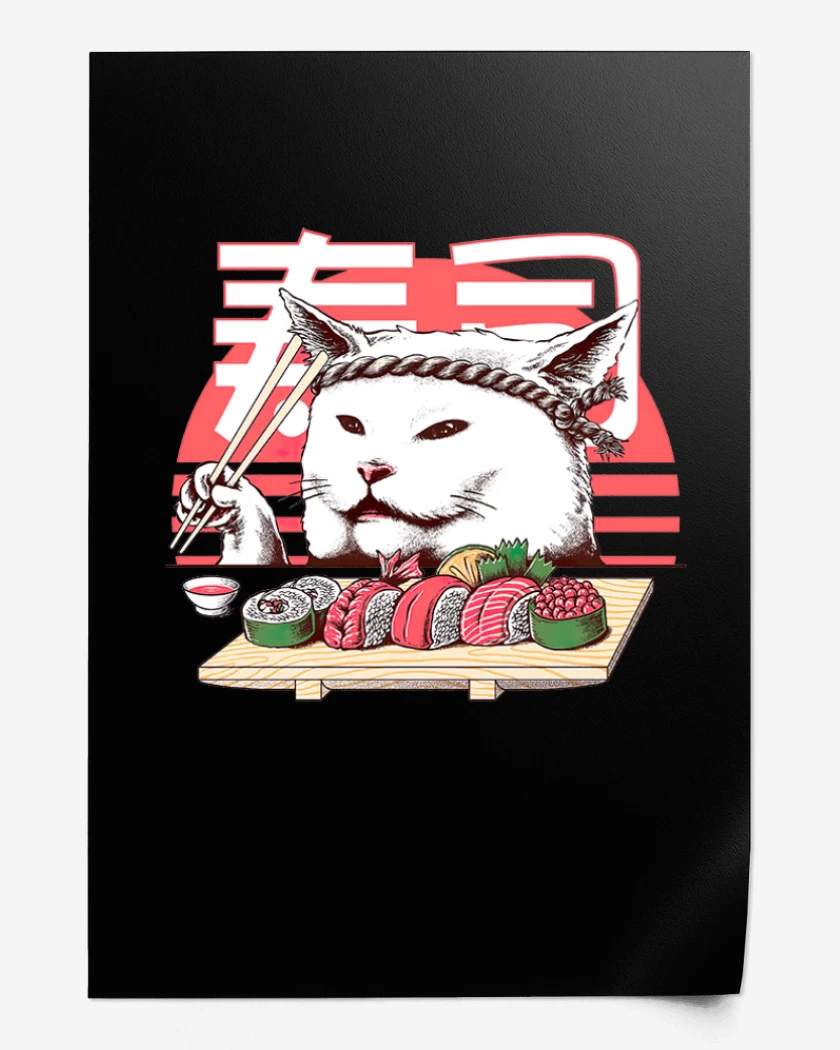 Print Gato sushi