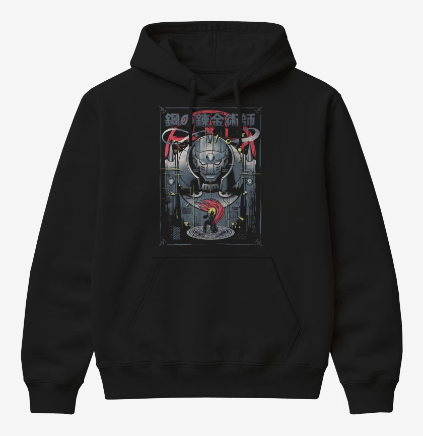 Poleron Canguro básico Negro de Fma