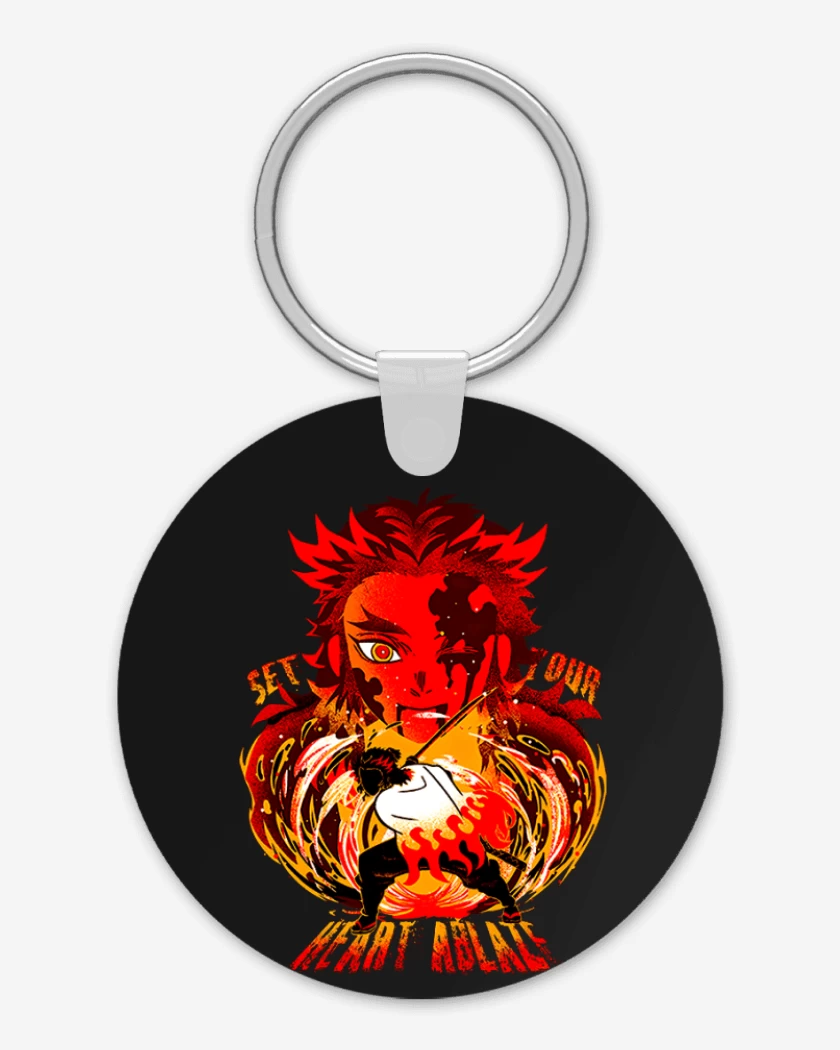 Llavero Negro de Rengoku