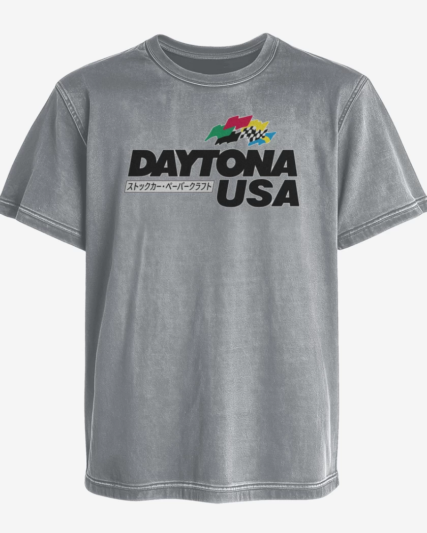 Polera desgastada Gris Melange de Daytona