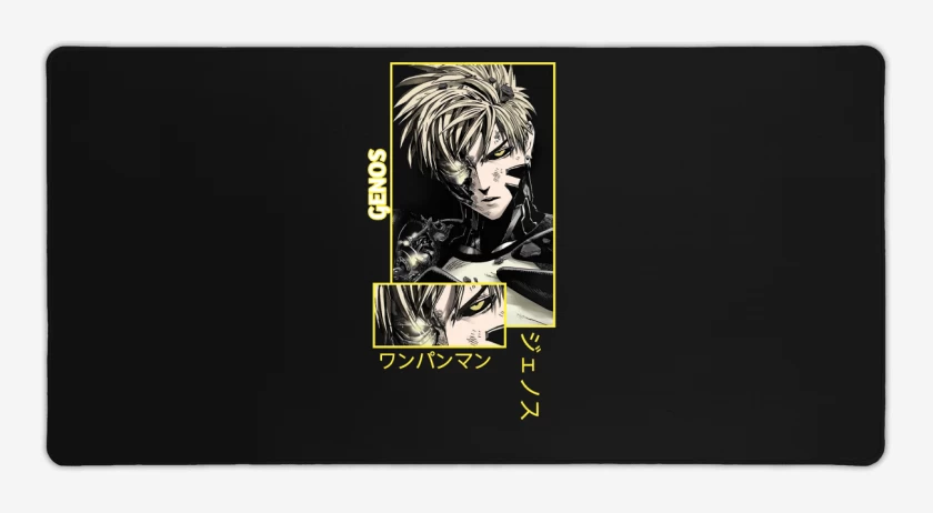 Mouse pad Gamer Negro de Genos