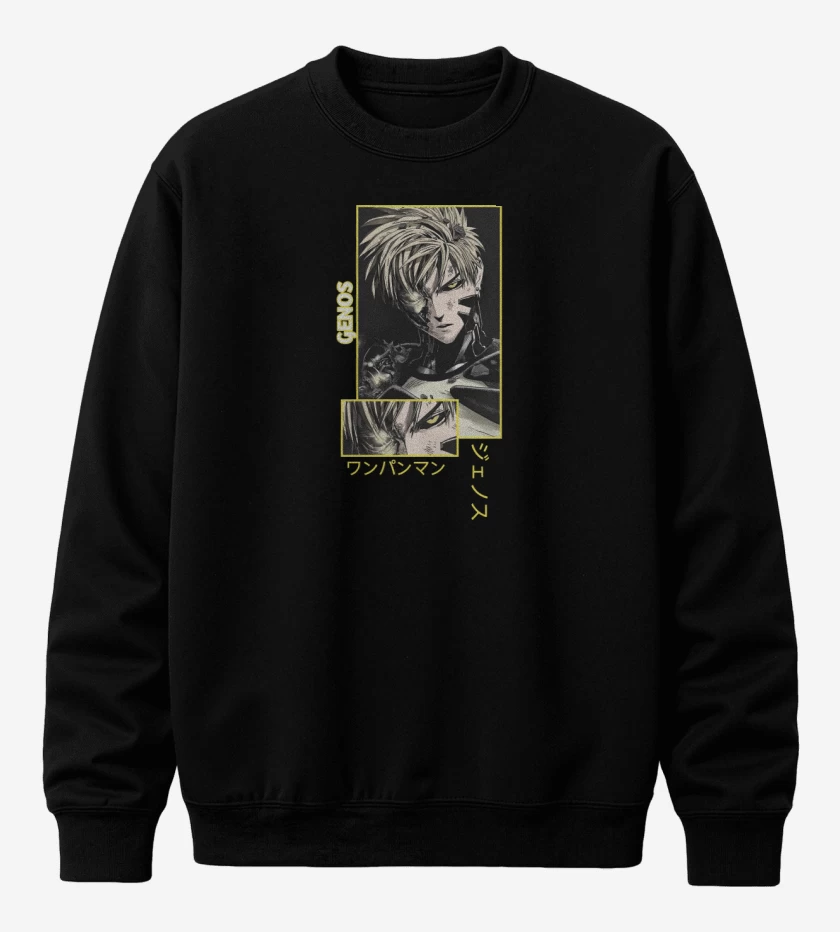 Poleron polo Negro de Genos