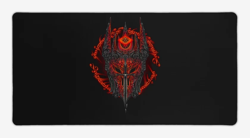 Mouse pad Gamer Negro de Sauron