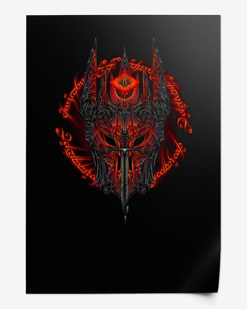 Print Negro de Sauron