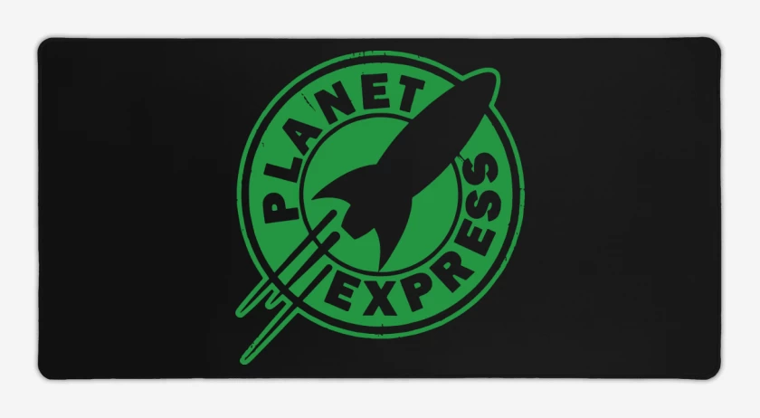 Mouse pad Gamer Negro de Planet Express