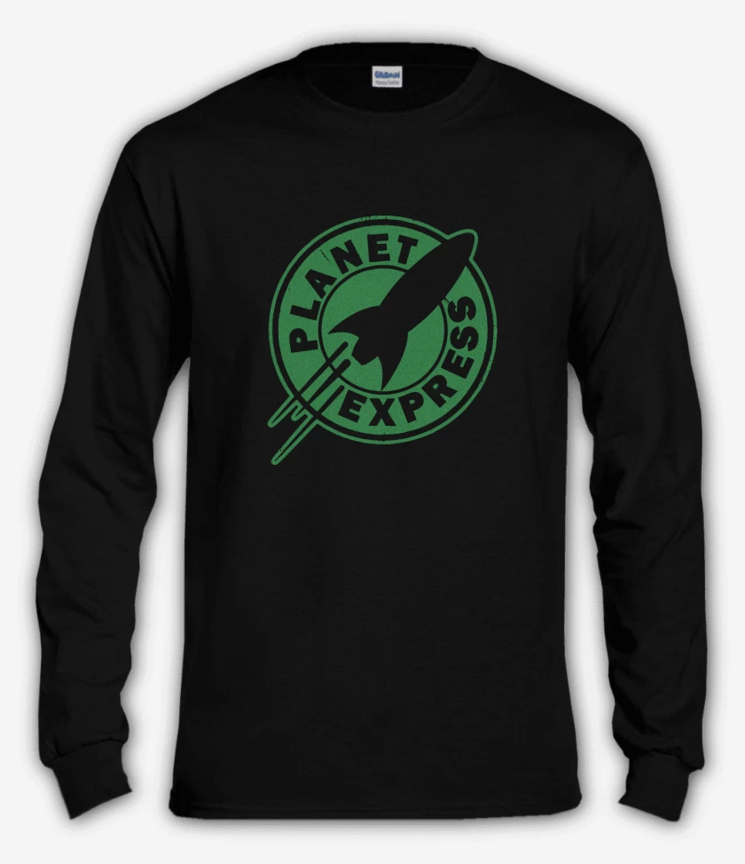 Polera manga larga Negro de Planet Express