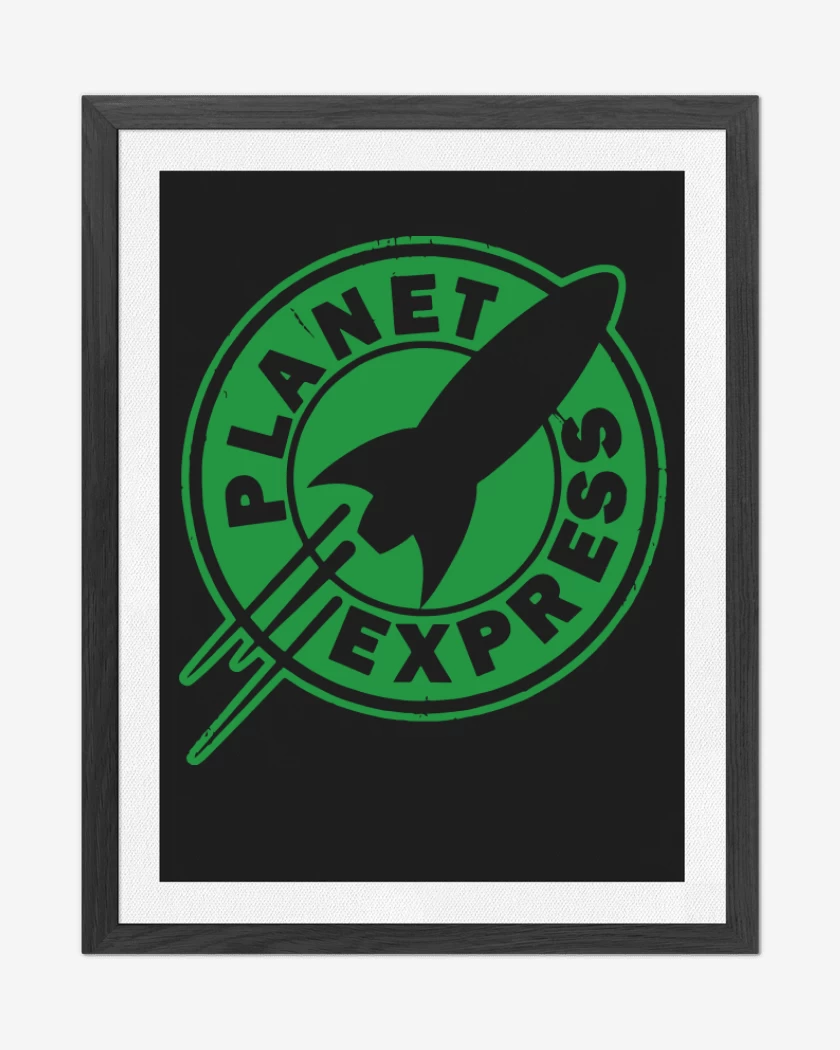 Cuadro decorativo Negro de Planet Express