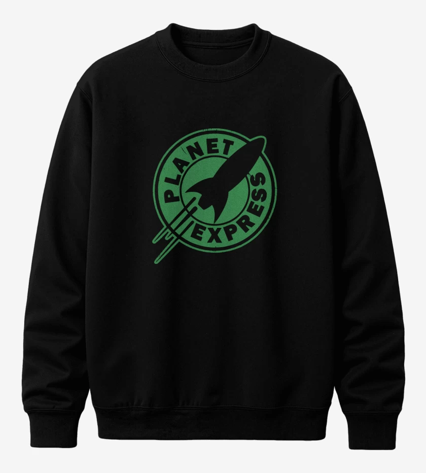 Poleron polo Negro de Planet Express
