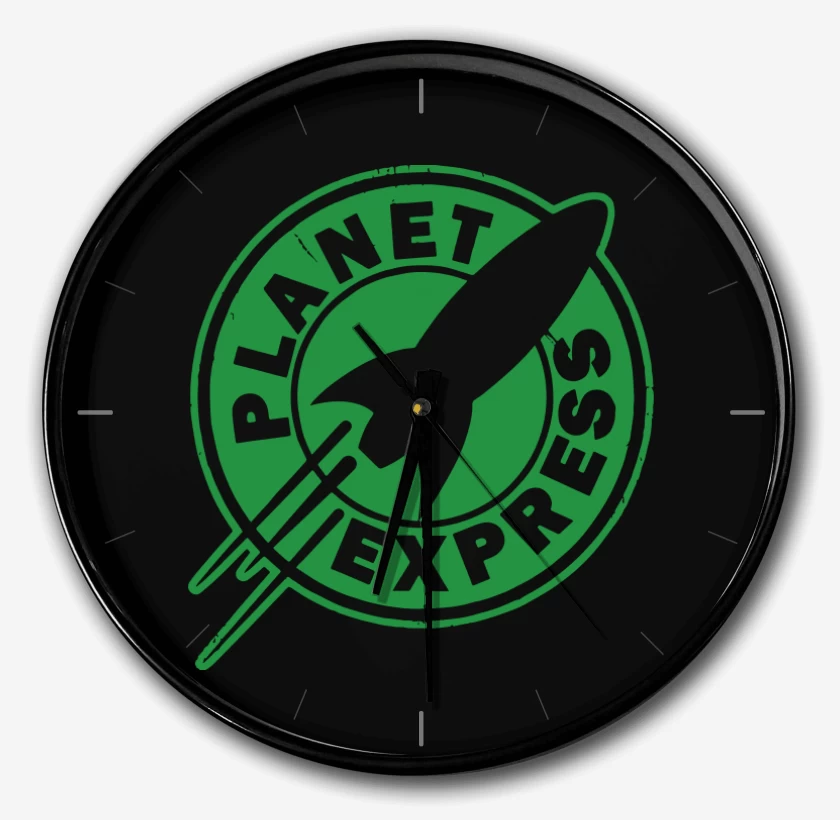 Reloj Negro de Planet Express
