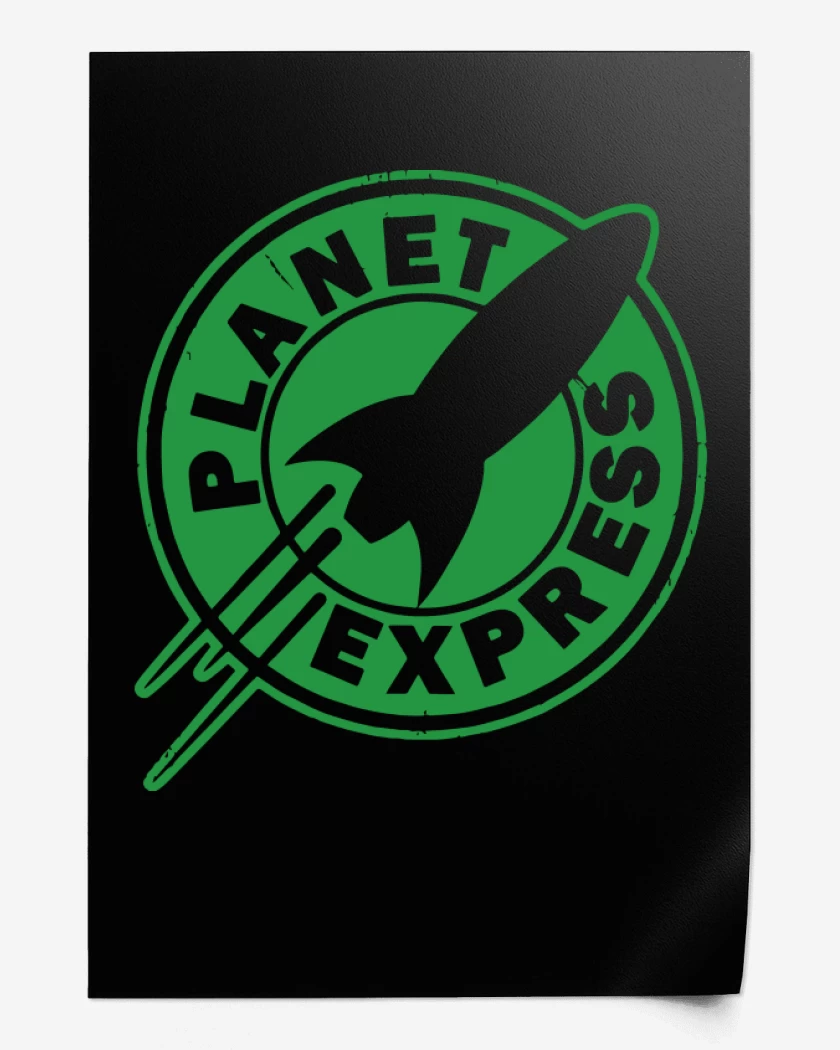 Print Negro de Planet Express