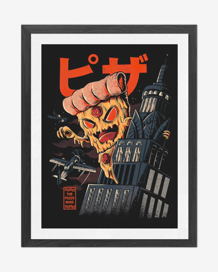 Cuadro decorativo Pizza Kong