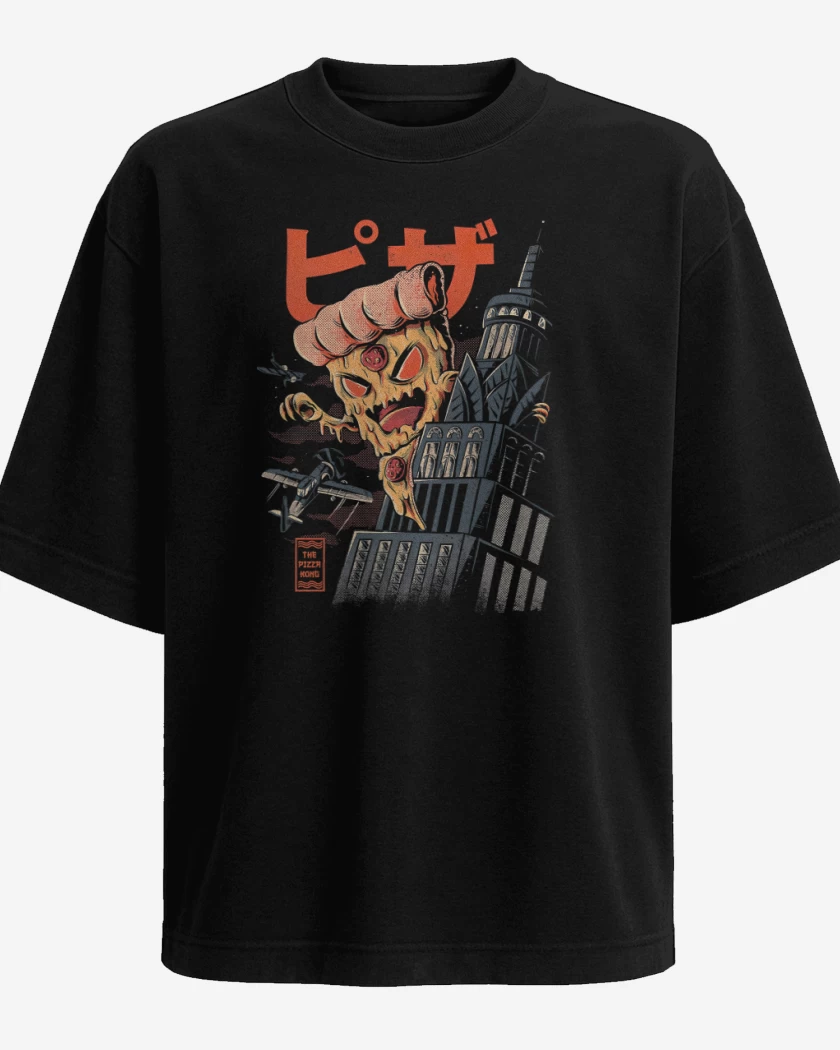 Polera Oversize Pizza Kong