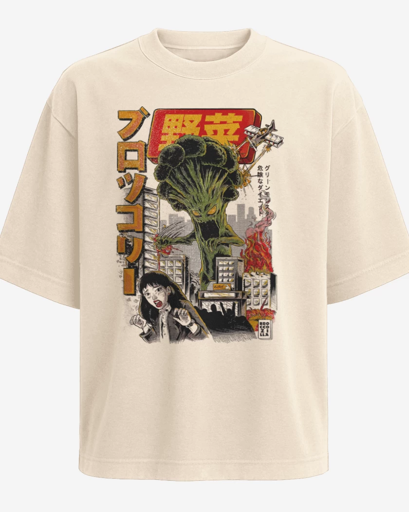 Polera Oversize BrocoliZilla