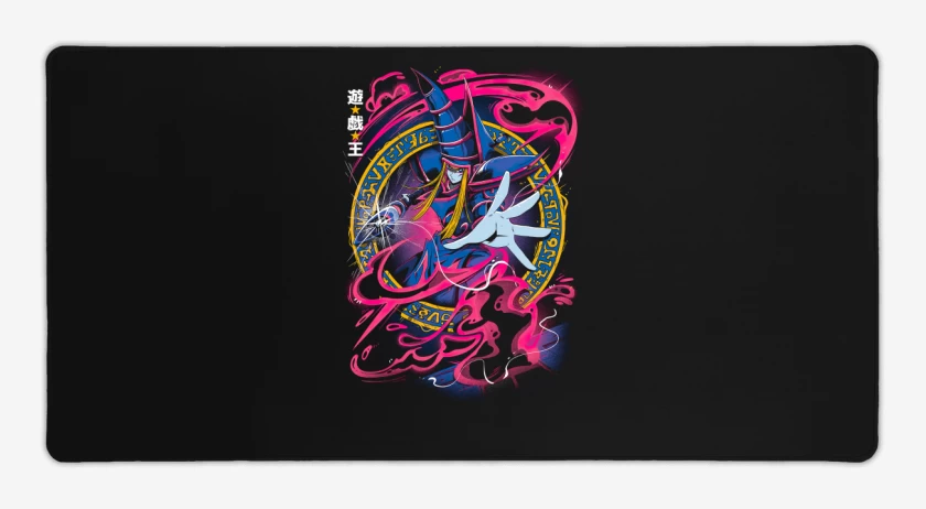 Mouse pad Gamer Negro de El Mago Oscuro