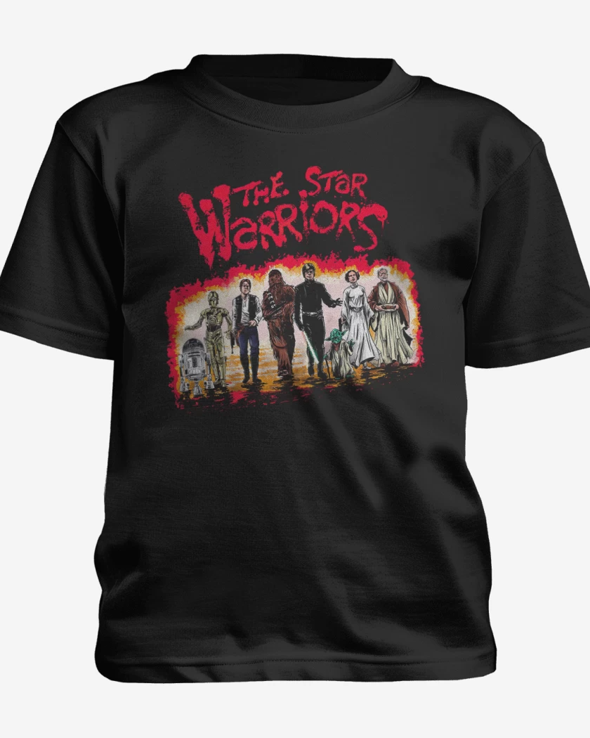 Polera de niño Negro de The Star Warriors
