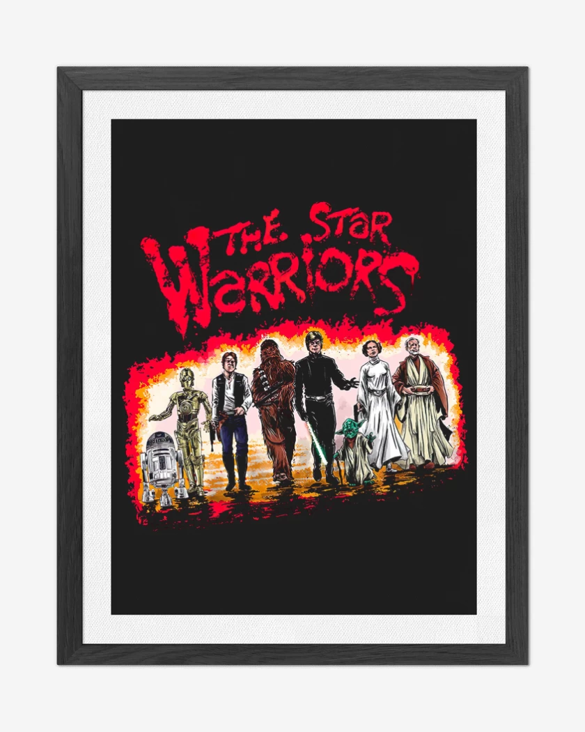 Cuadro decorativo Negro de The Star Warriors