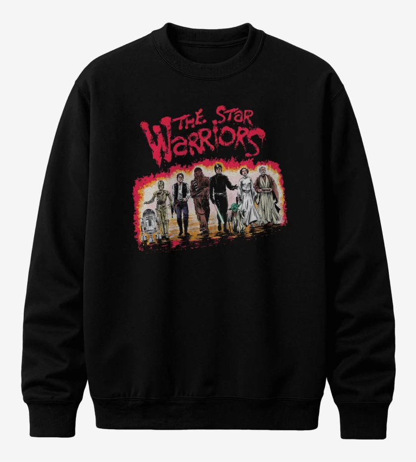 Poleron polo Negro de The Star Warriors
