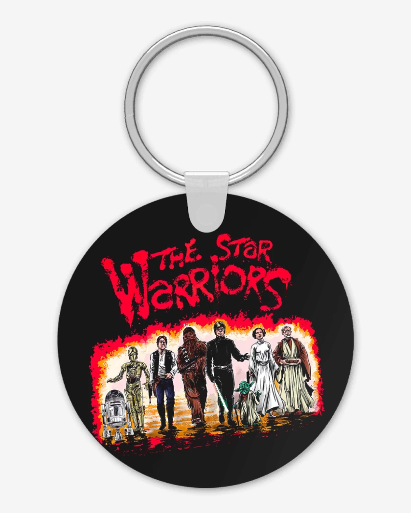 Llavero Negro de The Star Warriors