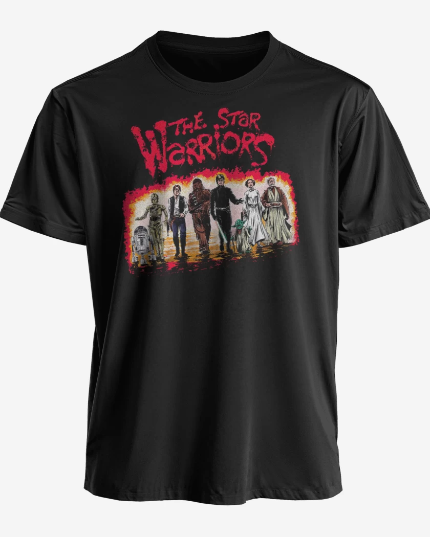Polera premium Negro de The Star Warriors