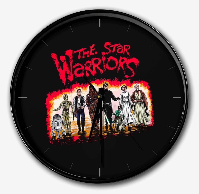 Reloj Negro de The Star Warriors