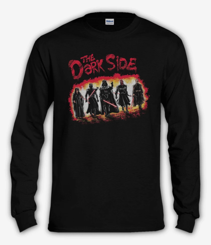 Polera manga larga Negro de The Dark Side
