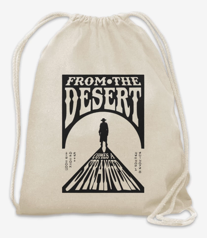Mochila Blanco de El Extraño del Desierto