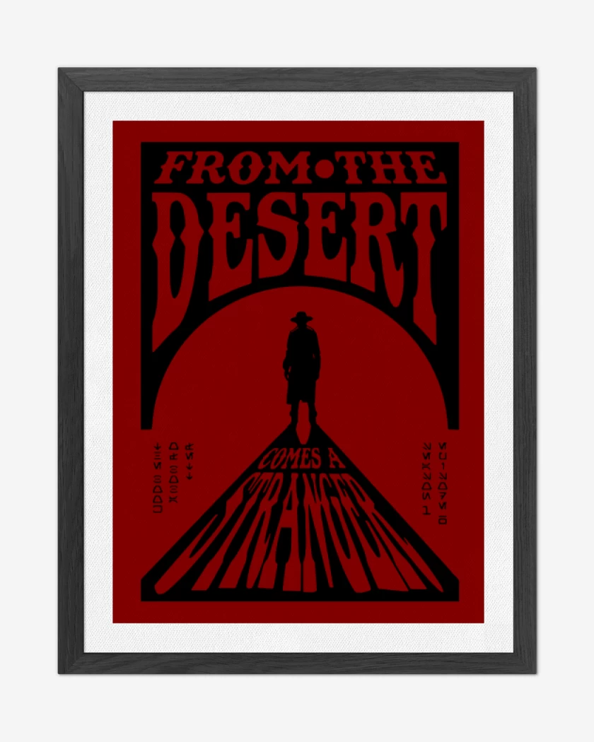 Cuadro decorativo Rojo de El Extraño del Desierto